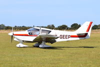 G-GEEP - Just landed at, Bury St Edmunds, Rougham Airfield, UK. - by Graham Reeve