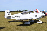 G-CSPR - Parked at, Bury St Edmunds, Rougham Airfield, UK. - by Graham Reeve