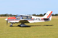 G-FTIL - Just landed at, Bury St Edmunds, Rougham Airfield, UK. Currently without nose wheel spat. - by Graham Reeve
