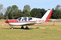 G-GKUE - Just landed at, Bury St Edmunds, Rougham Airfield, UK. - by Graham Reeve