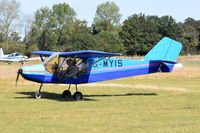 G-MYIS - Just landed at, Bury St Edmunds, Rougham Airfield, UK.