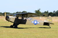 G-BAET - Just landed at, Bury St Edmunds, Rougham Airfield, UK.