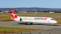 VH-NXE @ YPPH - Boeing 717-23S. QantasLink VH-NXE heading for runway 03 YPPH 221016. - by kurtfinger