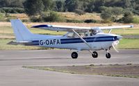 G-OAFA @ EGFH - Visiting Skyhawk operated by The Army Flying Association. - by Roger Winser