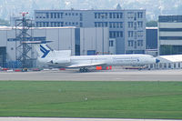 D-AFSG @ EDDS - Stuttgart Airport fire trainer Tupolev tu-154-B2 (ex.MALEV) - by Thomas Ramgraber