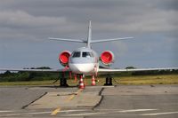 M101 @ LFRB - Dassault Falcon 10 MER, Parking area, Brest-Bretagne airport (LFRB-BES) - by Yves-Q