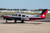 G-CUBA @ EGGD - Parked on the southside apron - by Dominic Hall
