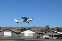 N704JH @ SZP - 1976 Cessna 150M, Continental O-200 100 Hp, takeoff climb Rwy O4 - by Doug Robertson