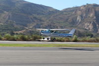 N704JH @ SZP - 1976 Cessna 150M, Continental O-200 100 Hp, takeoff climb Rwy 04 - by Doug Robertson