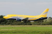 F-GZTA @ LFRB - Boeing 737-33VQC, Landing rwy 25L, Brest-Bretagne airport (LFRB-BES) - by Yves-Q