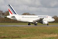 F-GRHG @ LFRB - Airbus A319-111, Taxiing rwy 25L, Brest-Bretagne airport (LFRB-BES) - by Yves-Q