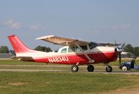 N4834U @ KOSH - Cessna 205A - by Mark Pasqualino