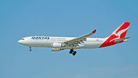 VH-EBK @ YPPH - Airbus A330-202. Qantas VH-EBK final Rwy 03 YPPH 060917. - by kurtfinger