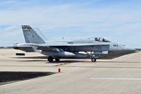 165401 @ KBOI - Taxiing onto the north GA ramp. NA-403, VMFA-323 Death Rattlers. - by Gerald Howard
