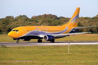 F-GZTB @ LFRB - Boeing 737-33V, Taxiing to holding point rwy 07R, Brest-Bretagne Airport (LFRB-BES) - by Yves-Q