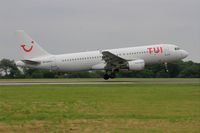 ES-SAO @ LFRB - Airbus A320-214, Landing rwy 25L, Brest-Bretagne airport (LFRB-BES) - by Yves-Q
