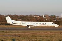 F-HFKG @ LFRB - Embraer ERJ-145LR, Ready to take off rwy 07R, Brest-Bretagne Airport (LFRB-BES) - by Yves-Q