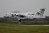 F-HMTO @ LFRB - ATR 42-320, Landing rwy 25L, Brest-Bretagne Airport (LFRB-BES) - by Yves-Q