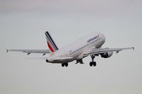 F-GPMB @ LFRB - Airbus A319-113, Take off rwy 07R, Brest-Bretagne airport (LFRB-BES) - by Yves-Q