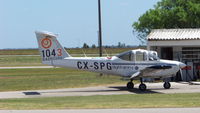 CX-SPG @ SUAA - En plataforma de despacho de combustible, Aeropuerto Int. Ángel S. Adami. - by aeronaves CX