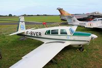 F-BVER @ LFRU - Mooney M20C Ranger, Static display, Morlaix-Ploujean airport (LFRU-MXN) air show 2019 - by Yves-Q