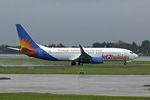 G-JZBG @ EGGW - At Manchester - by Terry Fletcher