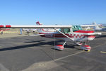 N252MT @ LVK - 1977 Cessna 152, c/n: 15280407, ex N24843, 2019 AOPA Livermore Fly-In - by Timothy Aanerud