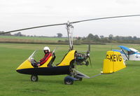 G-KEVG @ EGTH - Gyroplane by Rotorsport at Old Warden preparing to take off. - by Chris Holtby