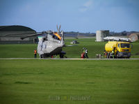 ZH862 @ EGDR - EH-101 Merlin fuelling up at RNAS Culdrose - by Yellow 14 Photography