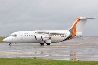 G-SMLA @ EGSH - Arriving at Norwich with MUFC. - by keithnewsome