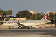 A7-AHU @ LMML - A320 A7-AHU Qatar Airways - by Raymond Zammit