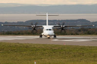 G-ISLN @ EGGD - Lining up on RWY 09 for departure
