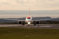 G-UZHU @ EGGD - Lining up for departure RWY 09 - by Dominic Hall