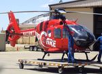 N459MT @ KLBB - Eurocopter EC135P2+ EMS of AeroCare at Lubbock Preston Smith Intl. Airport, Lubbock TX - by Ingo Warnecke