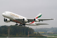 A6-EDU @ LSZH - Emirates Airbus A380 - by Thomas Ramgraber