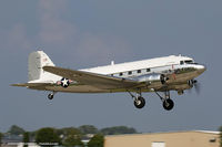 N47E @ KOSH - Douglas DC-3C Miss Virginia  C/N 13816, N47E - by Dariusz Jezewski www.FotoDj.com