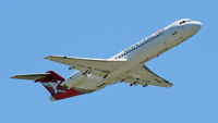 VH-NHP @ YPPH - Fokker 100 QantasLink VH-NHP departed rwy 06 YPPH 081119. - by kurtfinger