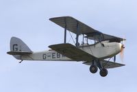 G-EBWD @ EGTH - 1928 De Havilland Moth in flight over Old Warden - by Chris Holtby