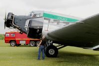 HB-HOP @ LFFQ - Junkers Ju-523m g4e, Displayed at La Ferté-Alais airfield (LFFQ) Airshow 2015 - by Yves-Q