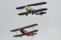 F-BMMA @ LFRU - Stampe-Vertongen SV-4A, On display, Morlaix-Ploujean airport (LFRU-MXN) air show 2019 - by Yves-Q