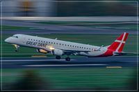 OY-GDB @ EDDR - Embraer 195LR (ERJ-190-200LR), - by Jerzy Maciaszek