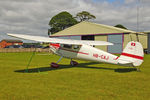 HB-CAJ @ X5FB - Cessna 140 HB-CAJ Fishburn Airfield Jul 2 2017 - by Malcolm Clarke