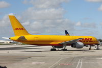 G-DHKZ @ LMML - B757 G-DHKZ DHL Cargo - by Raymond Zammit