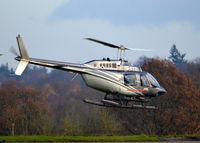 G-BYBI @ EGTF - Bell 206B JetRanger giving pleasure flights at Fairoaks. - by moxy