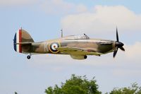 F-AZXR @ LFFQ - Hawker Hurricane Mk.IIa, On display, La Ferté-Alais airfield (LFFQ) Airshow 2015 - by Yves-Q