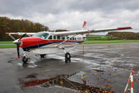 N9018Z @ LSPL - A rainy day at Langenthal-Bleienbach, on the way from the US to Sudan. - by sparrow9