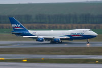 4K-SW888 @ LOWW - Silk Way West Airlines Boeing 747-400(F/SCD) - by Thomas Ramgraber