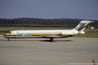 D-ALLJ @ EDDK - McDonnell Douglas MD-87 - YP AEF Aero Lloyd - D-ALLJ - 01.04.1990 - CGN - by Ralf Winter