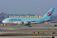 HL7621 @ KLAX - Korean A388 under tow - by FerryPNL