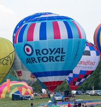 G-CFRF - G CFRF on tethered display at the 2019 Midlands Air Festival
